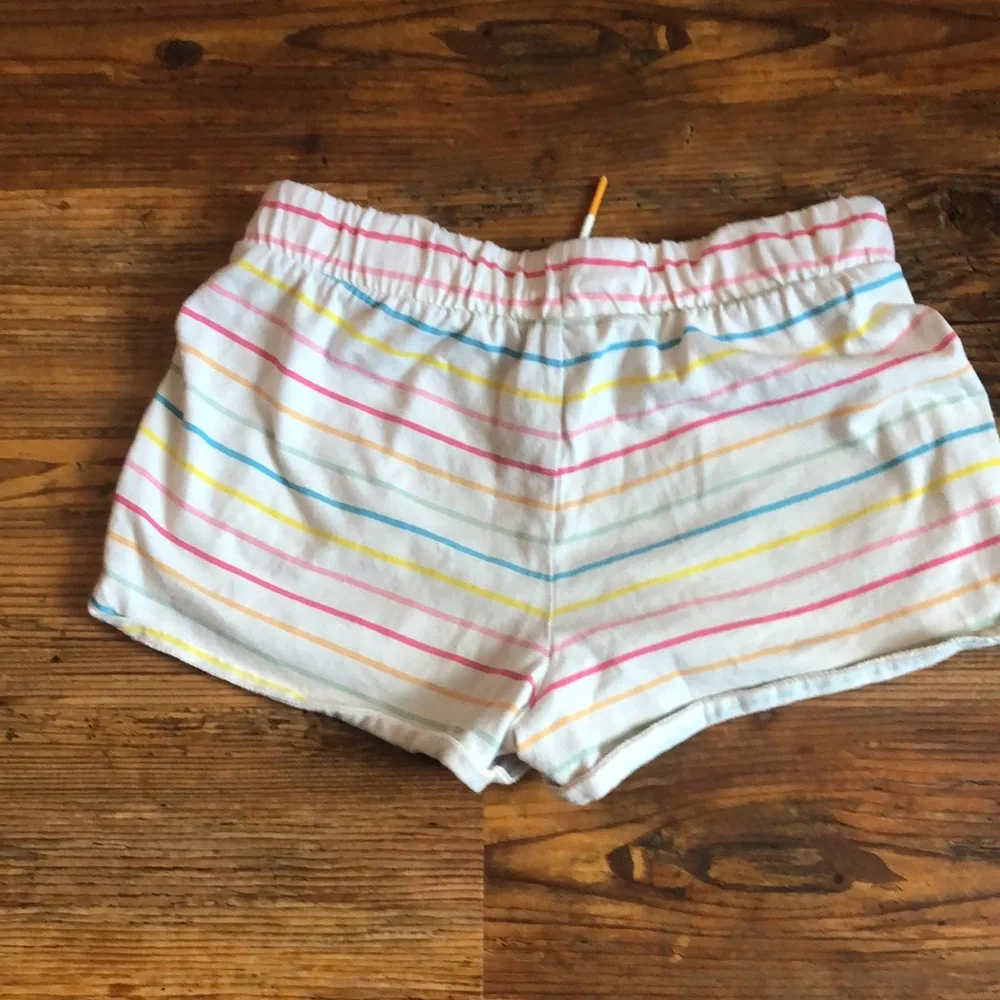 Old Navy l Cream & Multi Color Stripe Shorts